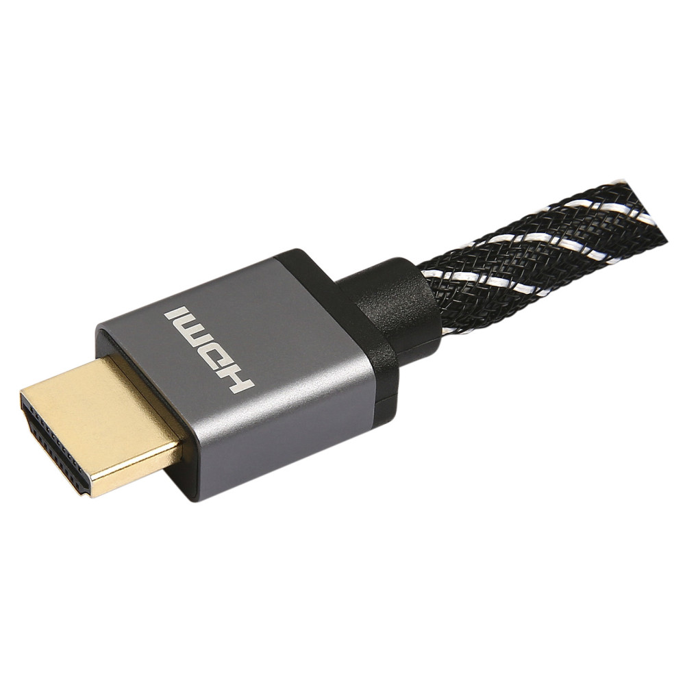 Matériels informatique câble HDMI 2.1 APM 590494 Premium 8K Ethernet Mâle Mâle Nylon 1.8m infinytech Réunion 01