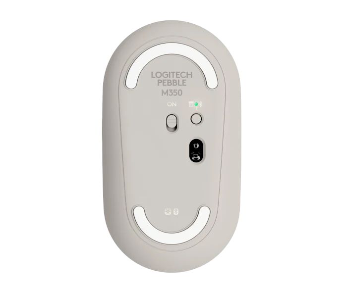 Matériels informatique souris LOGITECH Pebble M350 Sans Fil et Bluetooth Sable infinytech Réunion 08