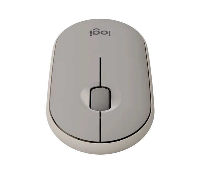 Matériels informatique souris LOGITECH Pebble M350 Sans Fil et Bluetooth Sable infinytech Réunion 06