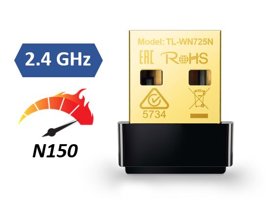 TL-WN725N de TP-LINK Nano-clé sans fil N 300Mbps