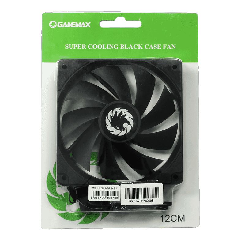 Matériels informatique ventilateur GAMEMAX GMX-WFBK BK Noir infinytech Réunion 04