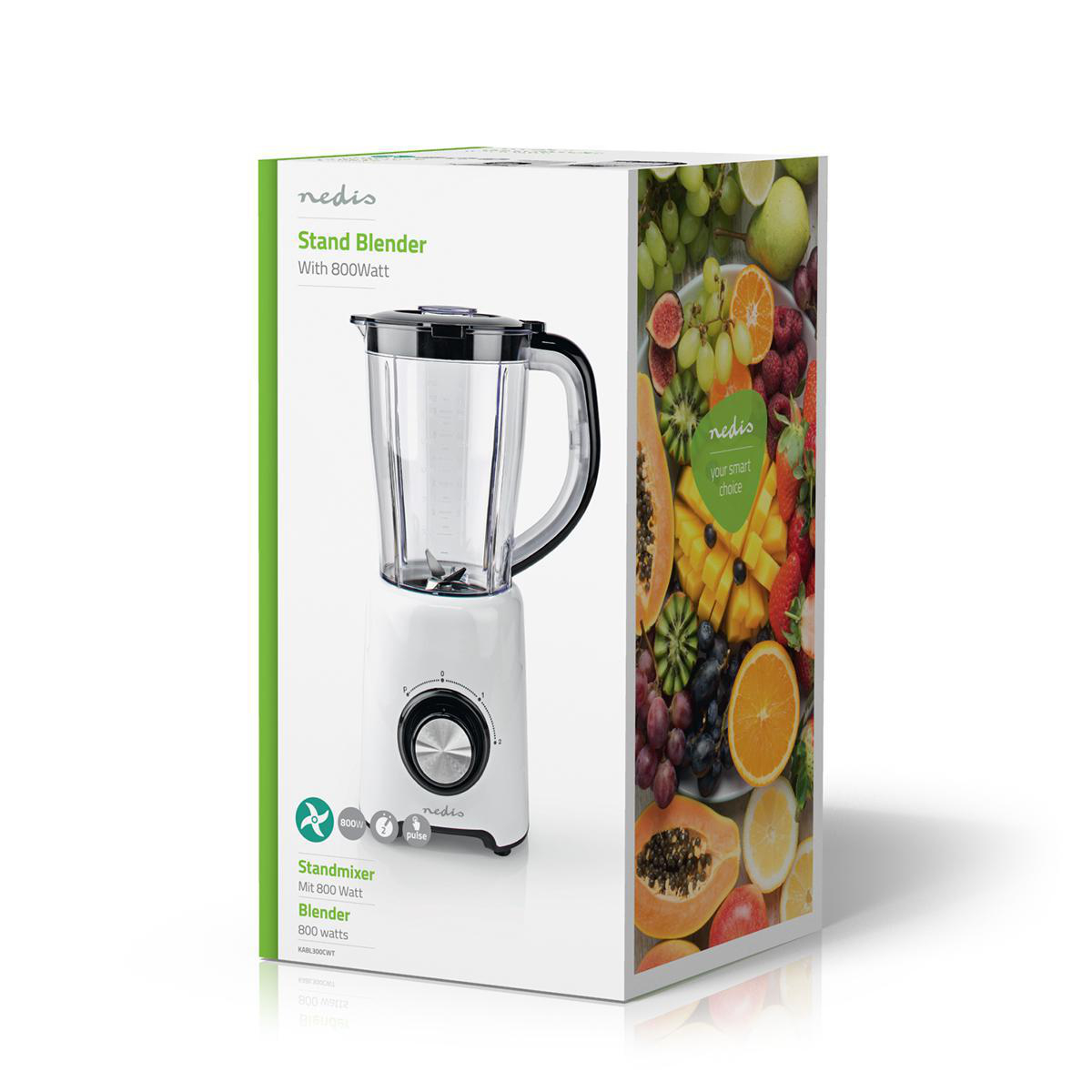 Petit électroménager Blender NEDIS KABL300CWT infinytech Réunion 05