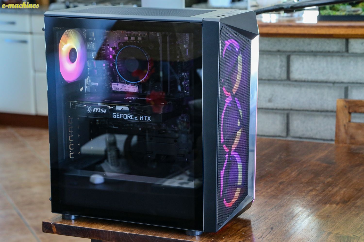 E-MACHINES Cooler Master CMP 510 ARGB I5 12400 RTX 3060Ti MSI Ventus X2 infinytech Réunion 01