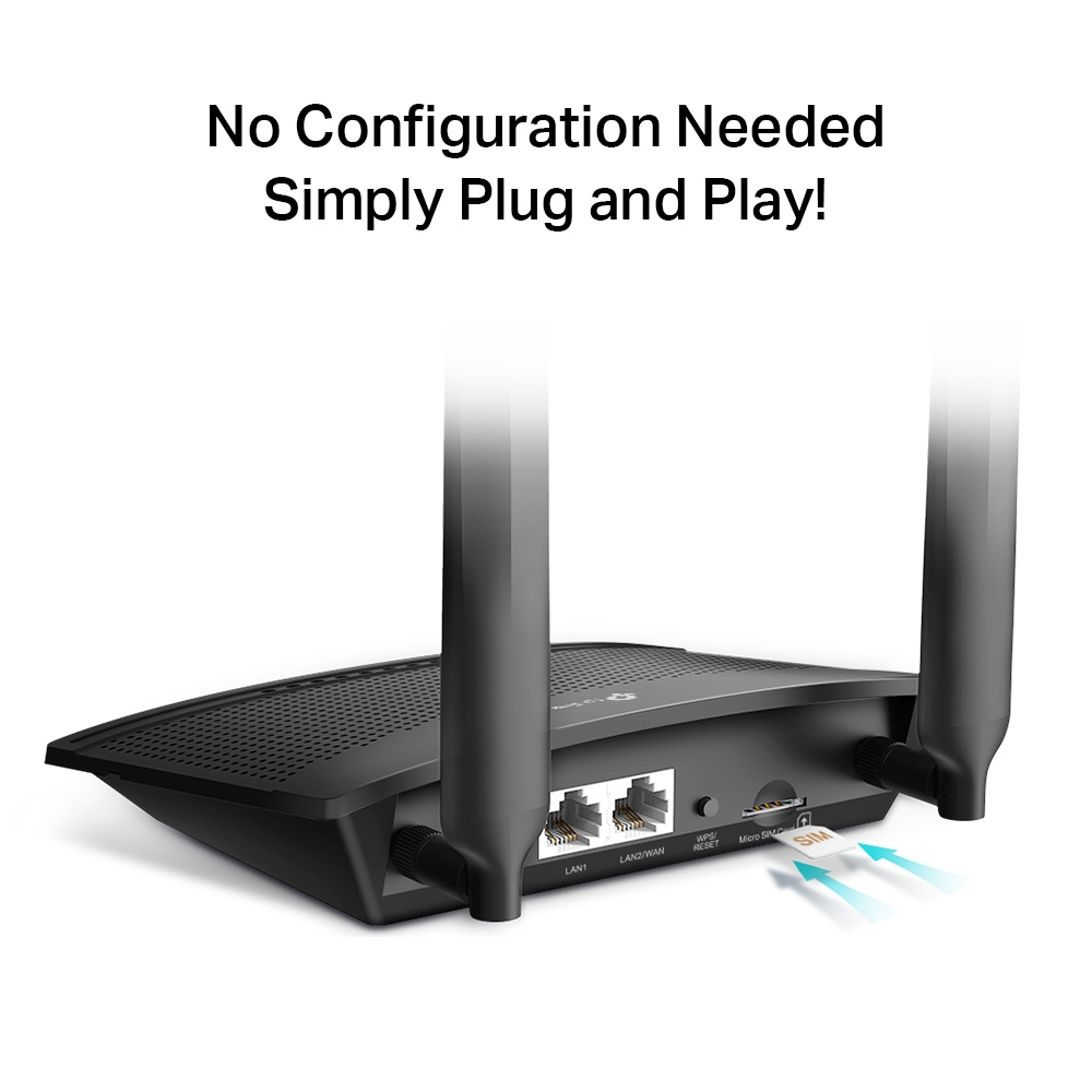 Matériels informatique routeur 4G TP-LINK TL-MR100 infinytech Réunion 03