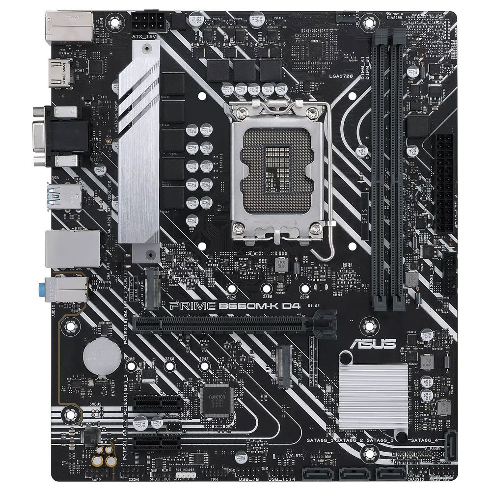 Matériels informatique carte mère ASUS PRIME B660M-K D4 infinytech Réunion 02