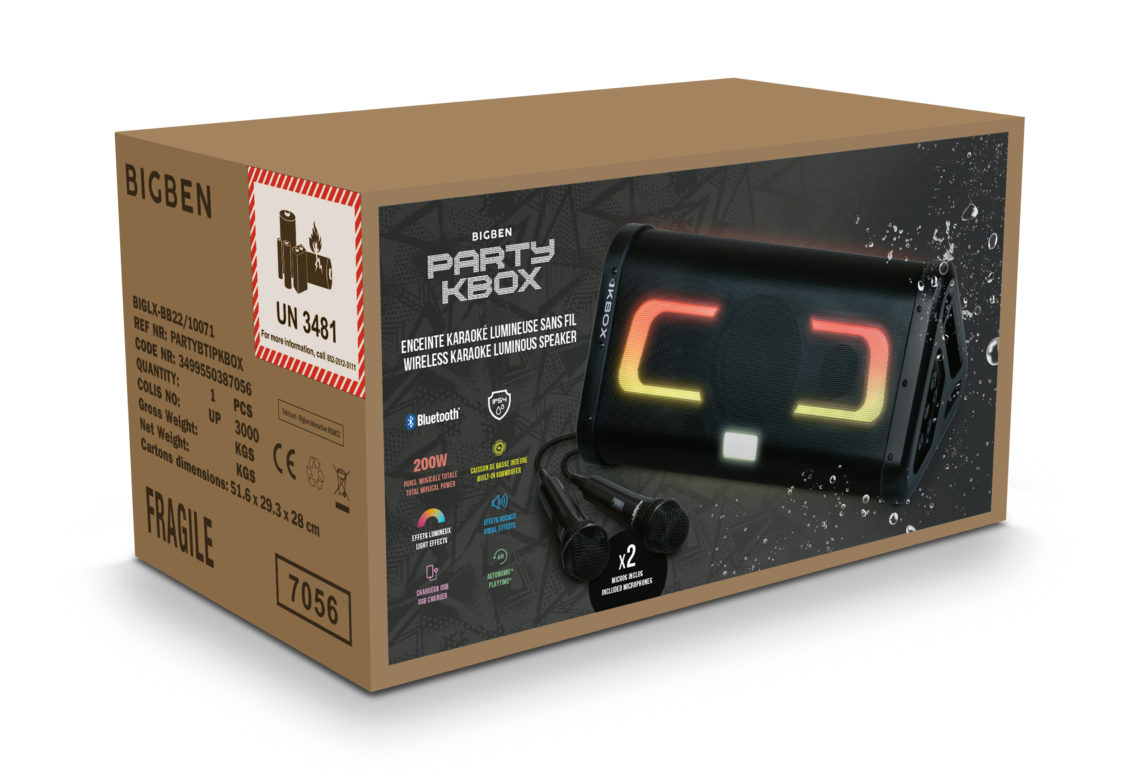 Matériels audio enceinte nomade BIGBEN KBOX PARTYBTIPKBOX 200W infinytech Réunion 05