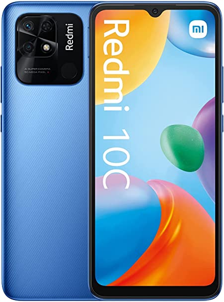 Téléphonie mobile smartphone XIAOMI Redmi 10C 4Go 128Go 4G Bleu infinytech Réunion 01