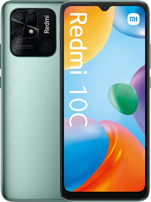 Téléphonie mobile smartphone XIAOMI Redmi 10C 4Go 128Go 4G Vert infinytech Réunion 01