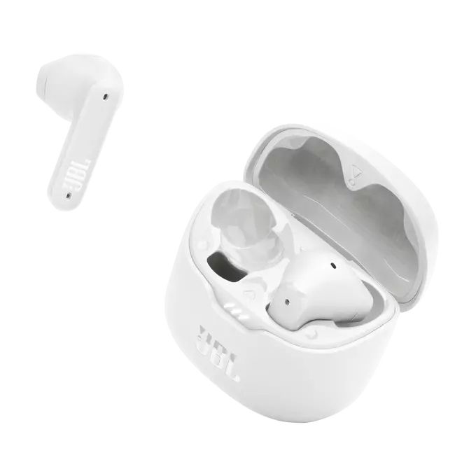 Matériels audio écouteurs JBL Tune Flex Bluetooth Blanc infinytech Réunion 04
