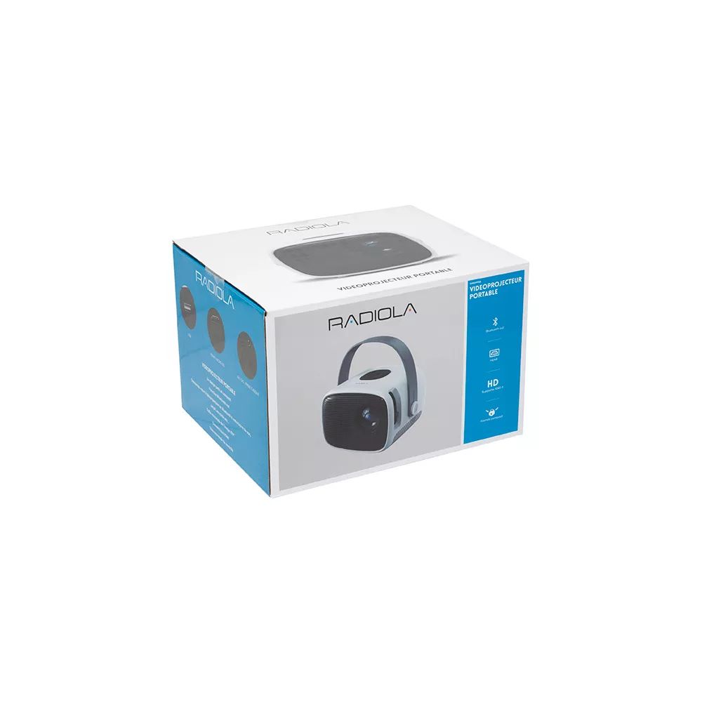 Matériels vidéo mini vidéoprojecteur RADIOLA GMRAVP100 HD Blanc infinytech Réunion 02