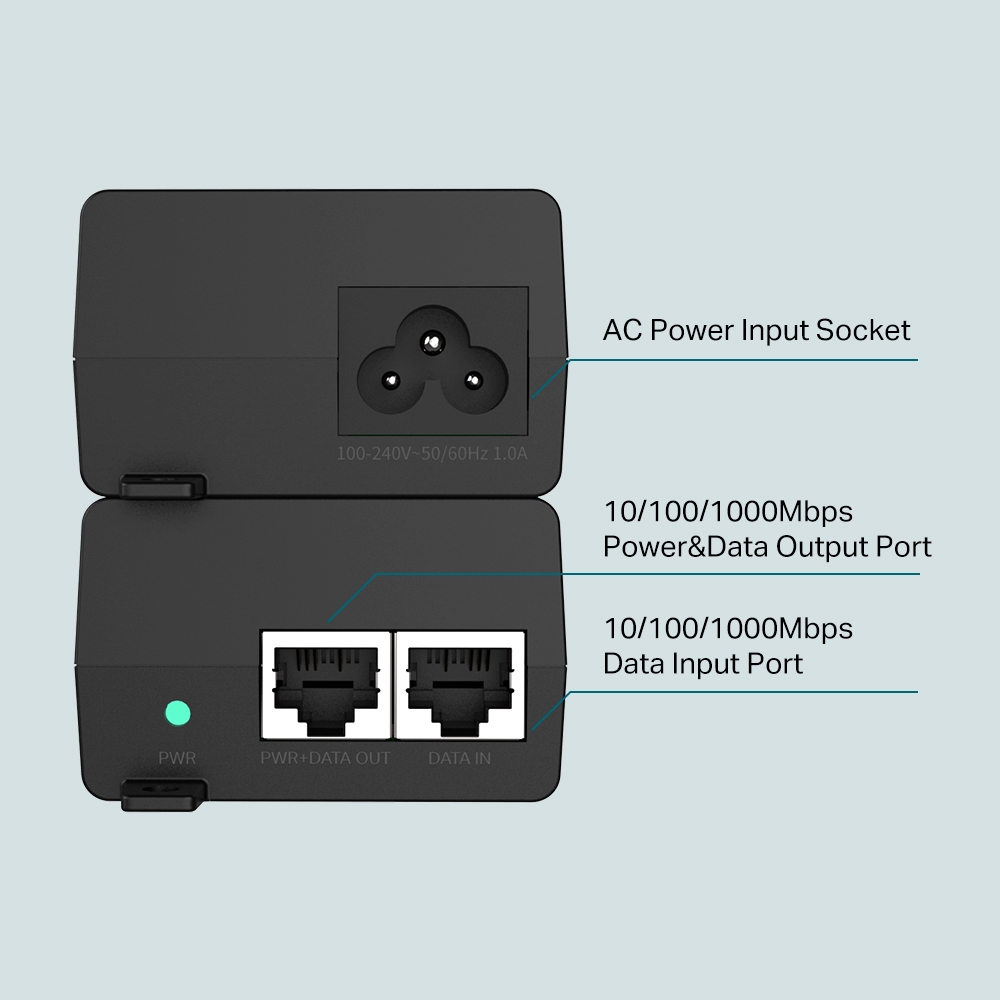 Matériels informatique injecteur POE Plus TP-LINK TL-POE160S infinytech Réunion 03