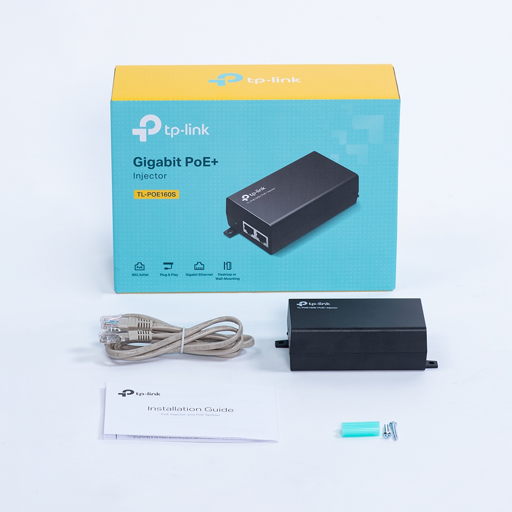 Matériels informatique injecteur POE Plus TP-LINK TL-POE160S infinytech Réunion 04
