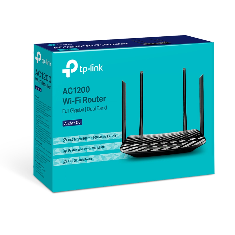 Matériels informatique routeur WiFi AC 1200 Mbps TP-LINK Archer C6 MU-MIMO Gigabit infinytech Réunion 04