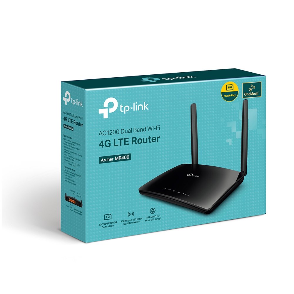 Matériels informatique modem routeur Wi-Fi 4G LTE TP-LINK Archer MR400 infinytech Réunion 04