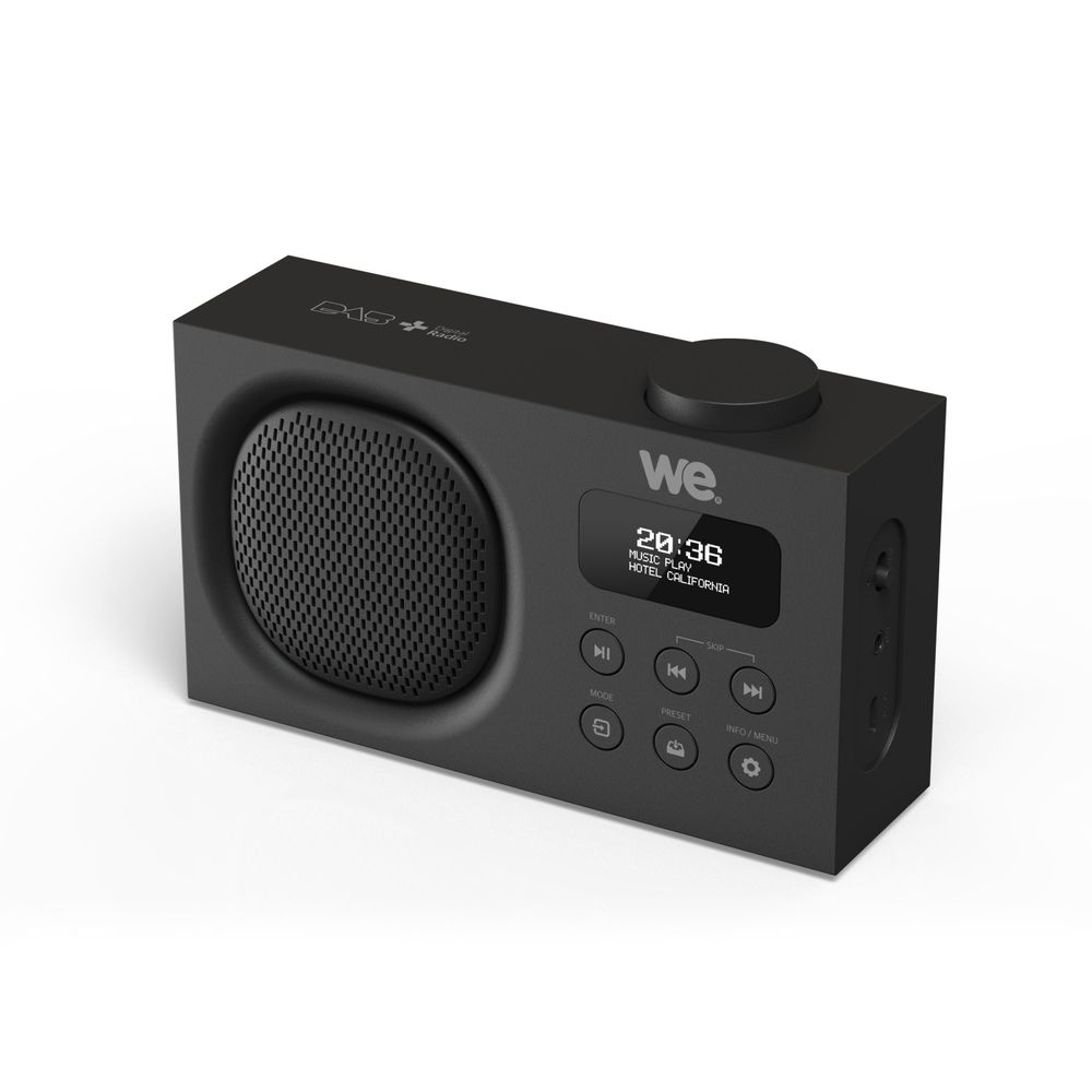 METRONIC - Ensemble Sportsman radio CD-MP3 USB et radio-réveil - bleu et  noir