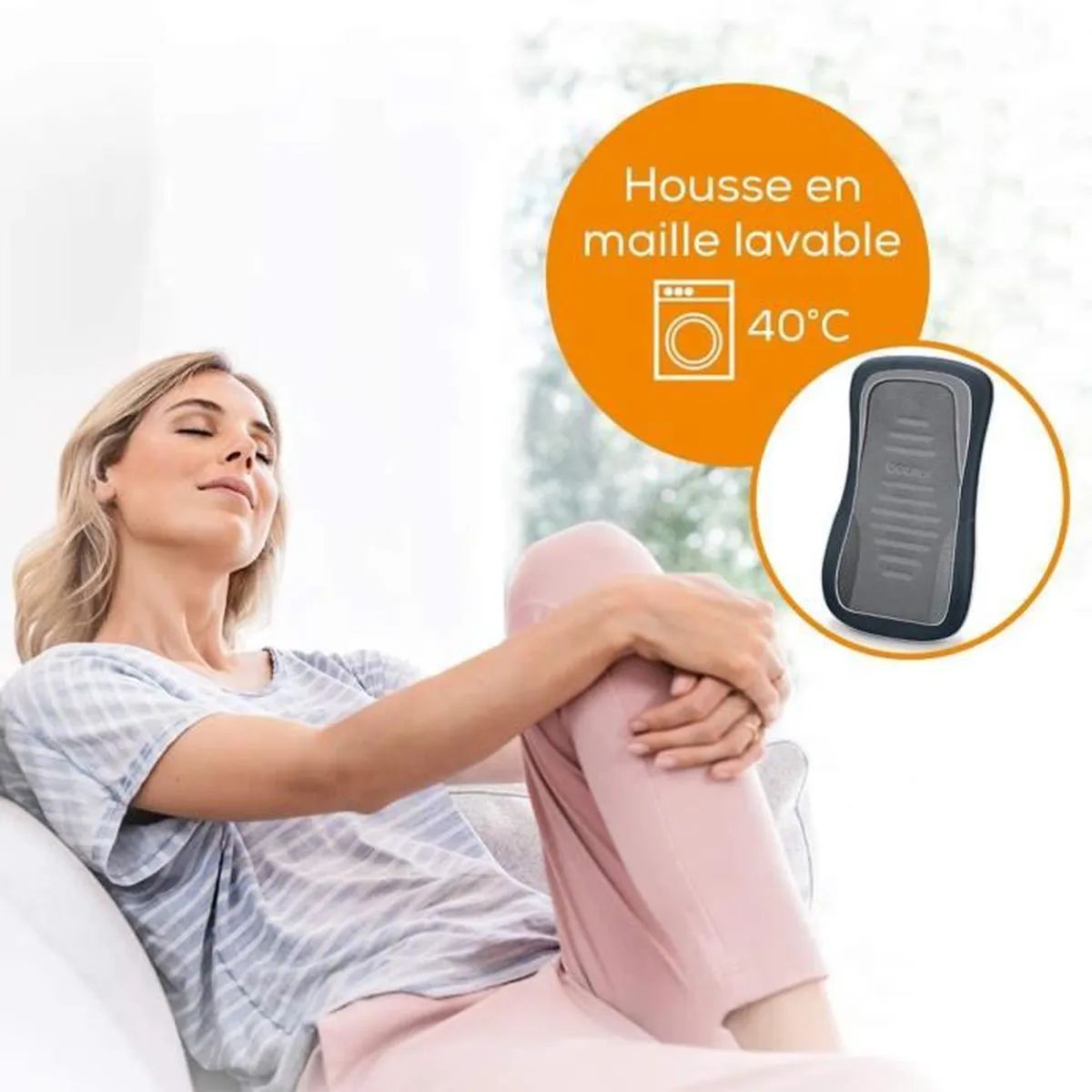 Accessoires auto housse de siège massant Shiatsu BEURER MG315 infinytech Réunion 05