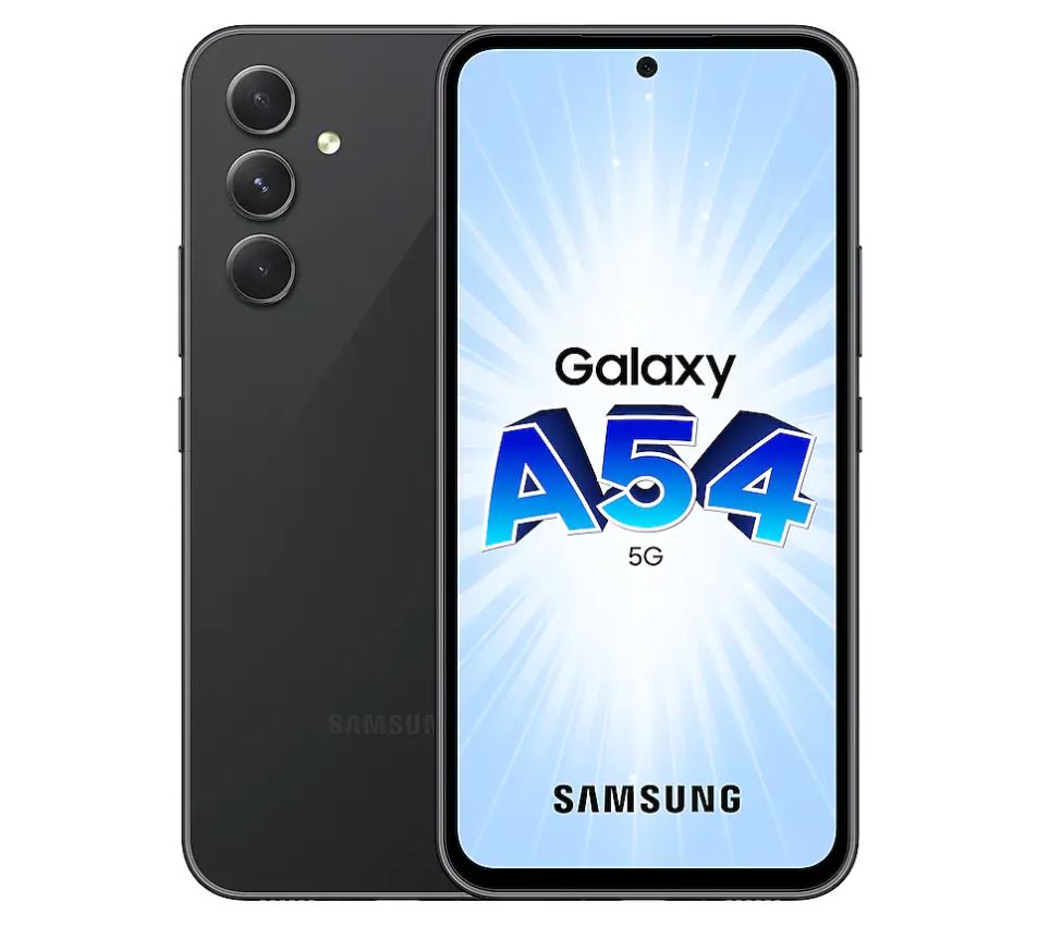 Téléphonie mobile smartphone SAMSUNG Galaxy A54 SM-A546E 6Go 128Go Noir infinytech Réunion 01