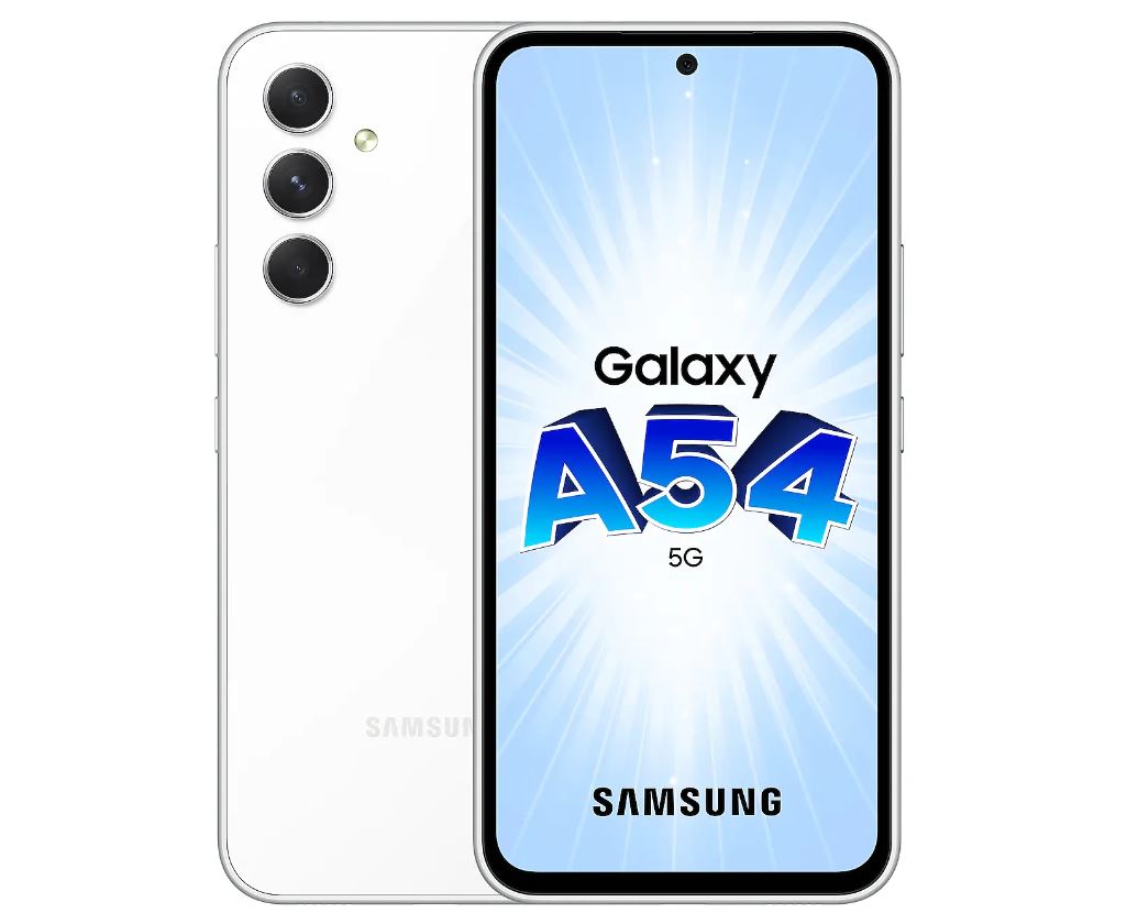 Téléphonie mobile smartphone SAMSUNG Galaxy A54 SM-A546E 6Go 128Go Blanc infinytech Réunion 01