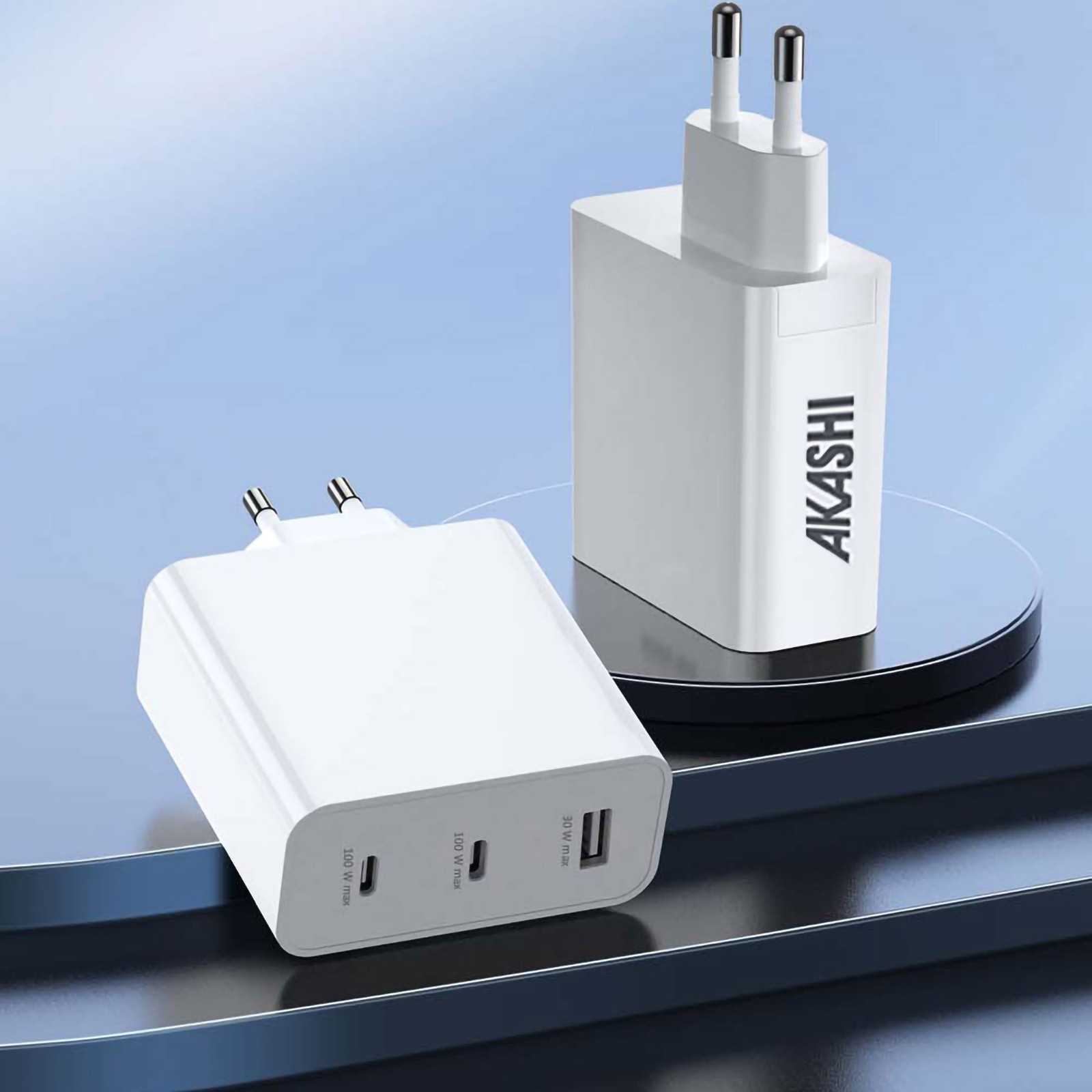 Matériels informatique chargeur secteur AKASHI ECO 130W avec câble Type-C 100W infinytech Réunion 04