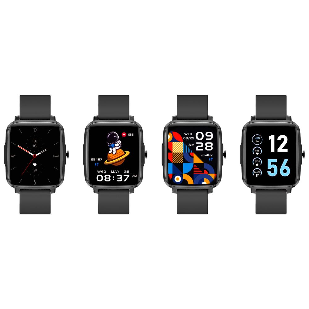 Objets connectés montre connectée AKASHI ALTSWAT1BLK Noire infinytech Réunion 04