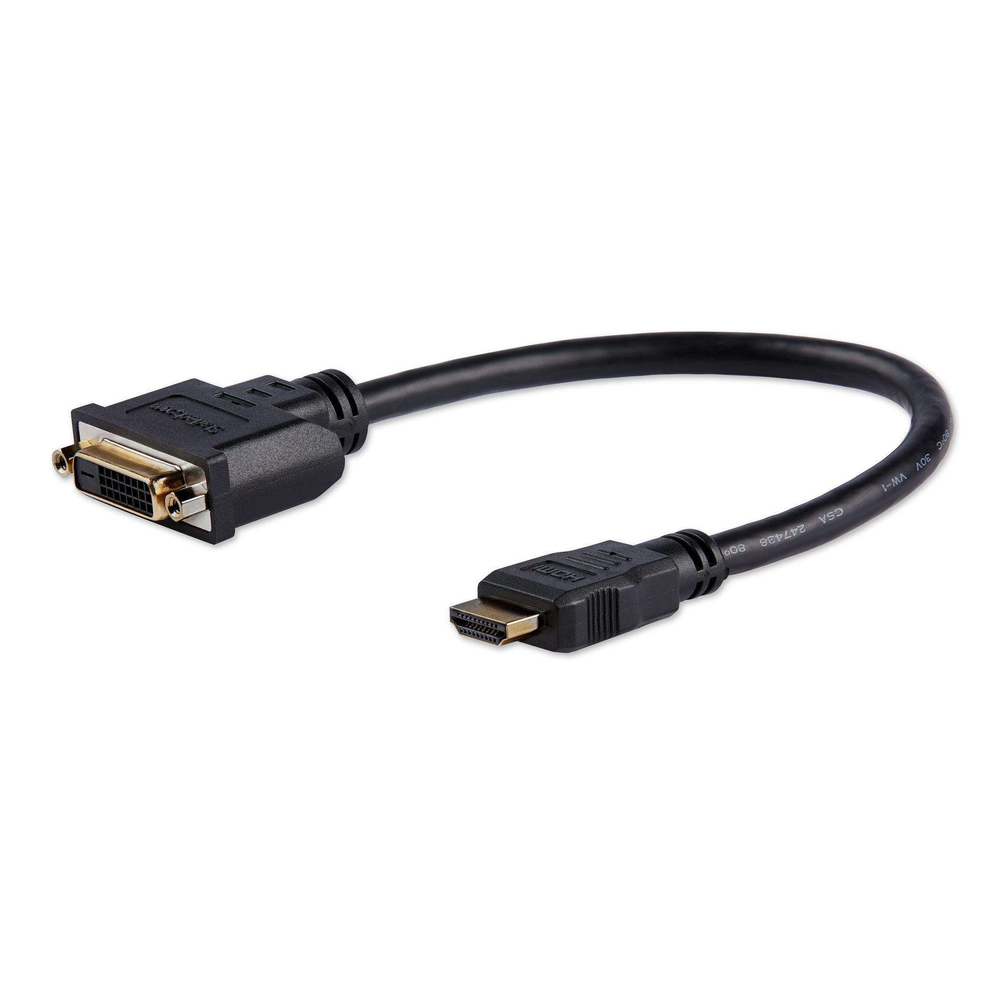 Adaptateur STARTECH HDMI Mâle vers DVI-D Femelle 20cm - infinytech