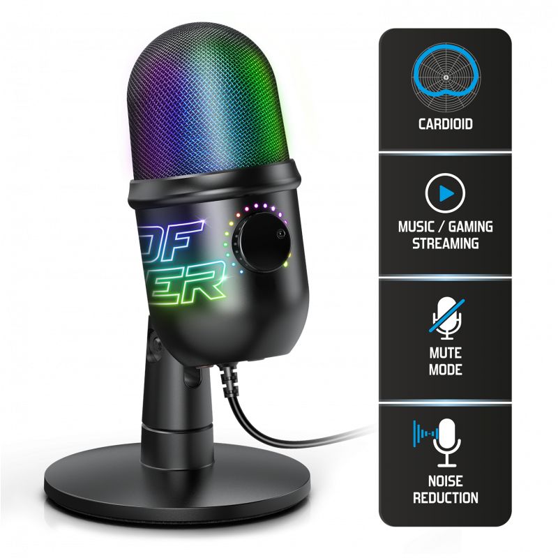Matériels audio microphone SPIRIT of GAMER EKO 400 RGB infinytech Réunion 03