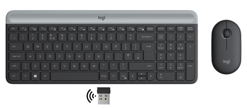 Logitech Desktop MK270 Sans-fil (AZERTY) Kits claviers/souris Logit