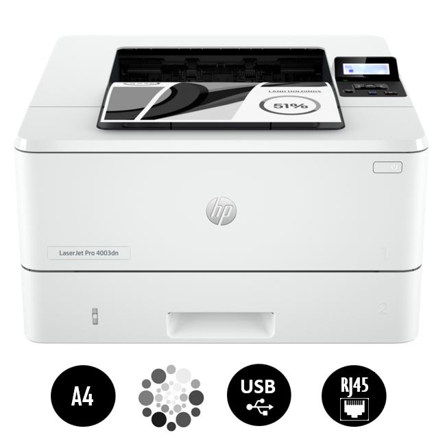Matériels informatique imprimante laser Mono HP LaserJet Pro 4003dn 2Z609A infinytech Réunion 01