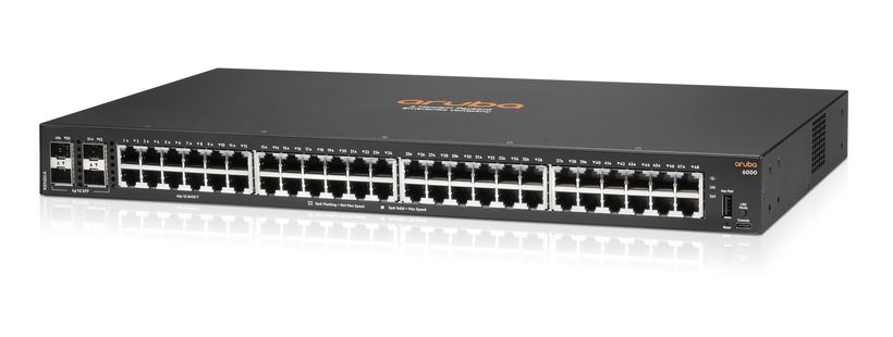Matériels informatique switch HPE Aruba 6000 48G 4SFP 48 ports infinytech Réunion 01