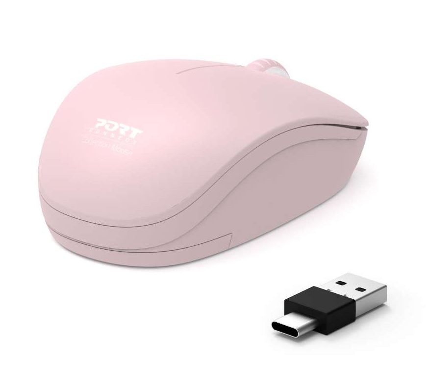 Matériels informatique souris PORT DESIGNS 900541 Collection II Sans Fil Rose infinytech Réunion 09