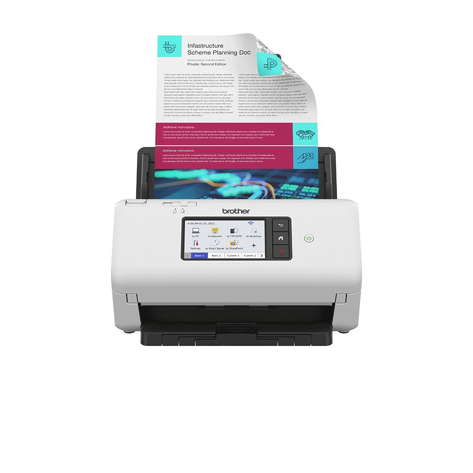 Matériels informatique scanner Brother ADS-4700W infinytech Réunion 02