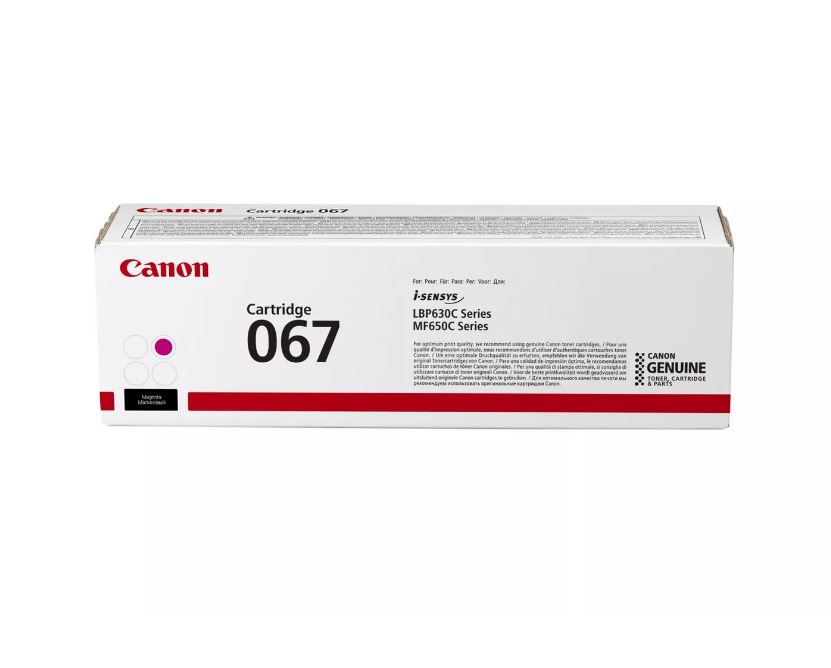Consommables informatique toner CANON 067 Magenta infinytech Réunion 01