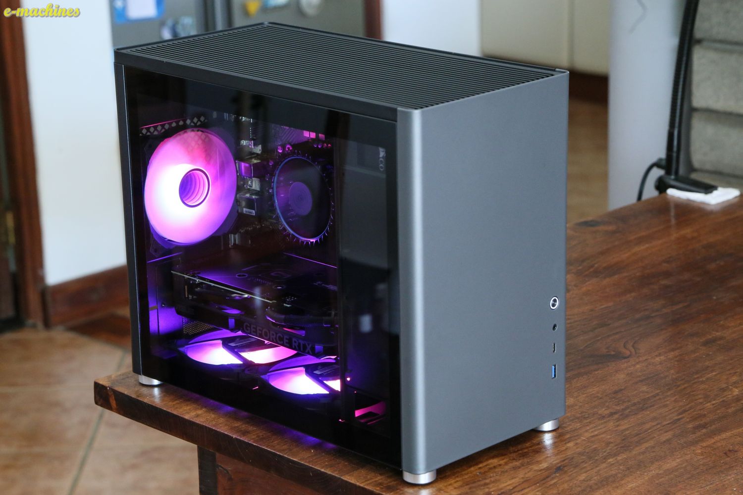 E-MACHINES Mini cube Gamemax Spark gris Core I5 13400F et RTX 4060Ti image 04