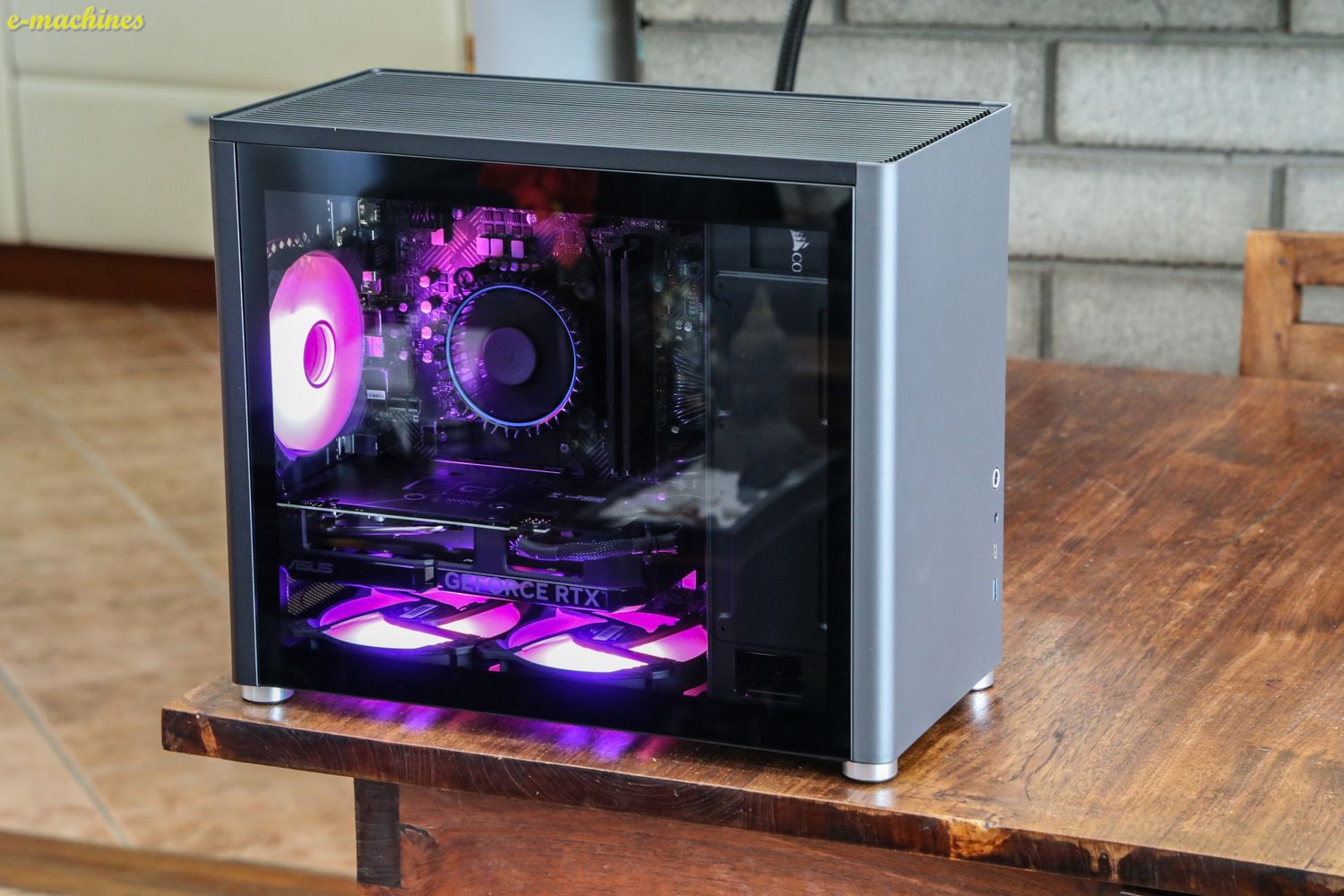 E-MACHINES Mini cube Gamemax Spark gris Core I5 13400F et RTX 4060Ti image 02