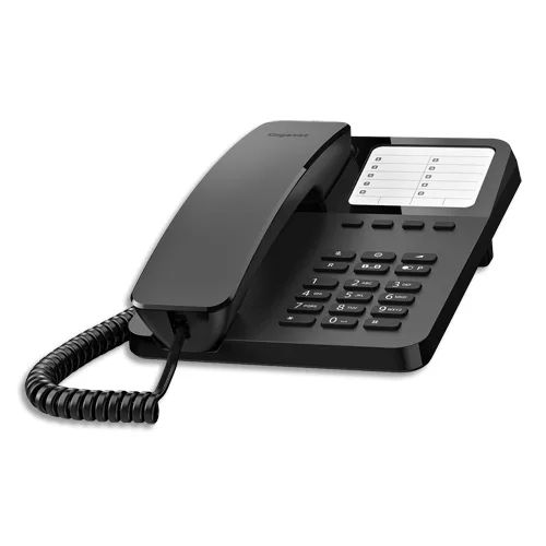 Téléphonie téléphone filaire GIGASET Desk 400 Filaire Noire infinytech Réunion 01