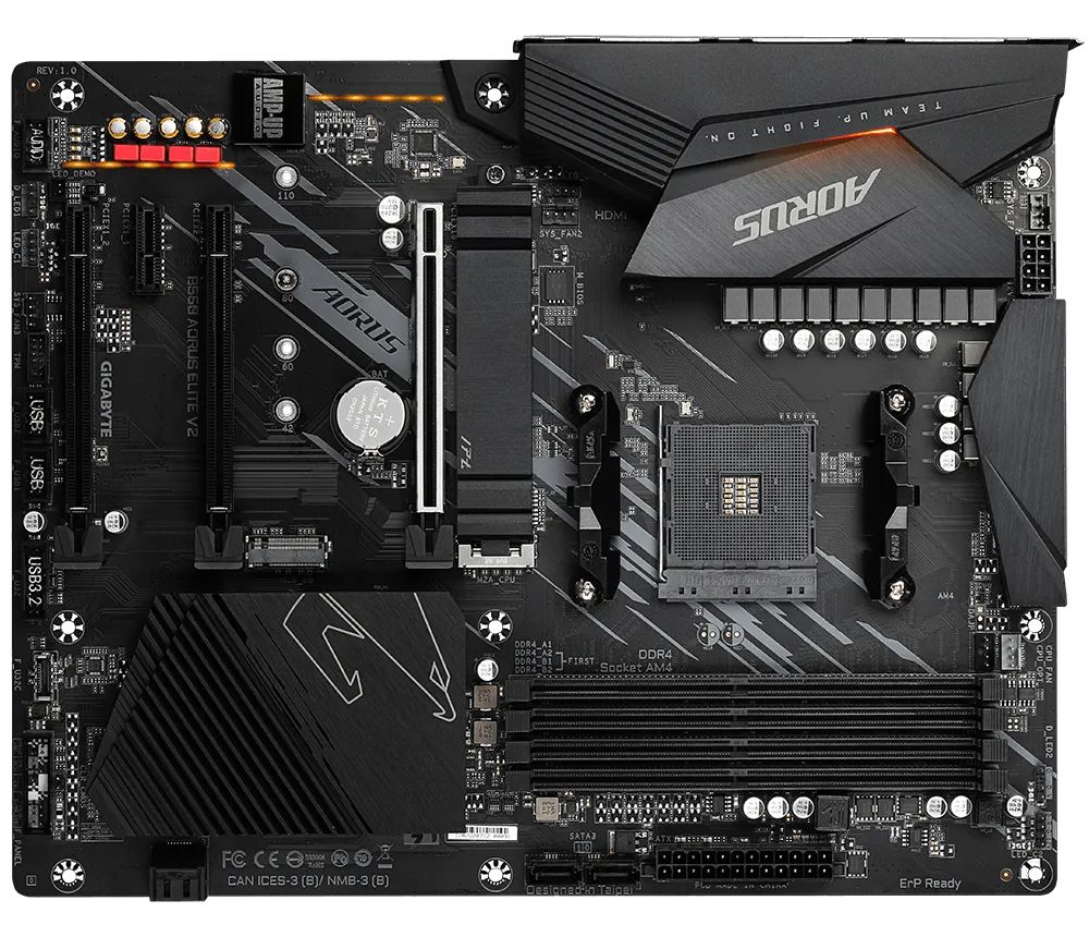 Matériels informatique carte mère GIGABYTE B550 AORUS ELITE V2 infinytech Réunion 02