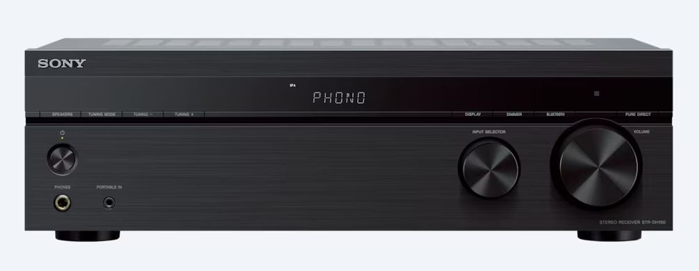 Matériels audio Ampli-tuner stéréo avec entrée phono et connectivité Bluetooth SONY STR-DH190 infinytech Réunion 01