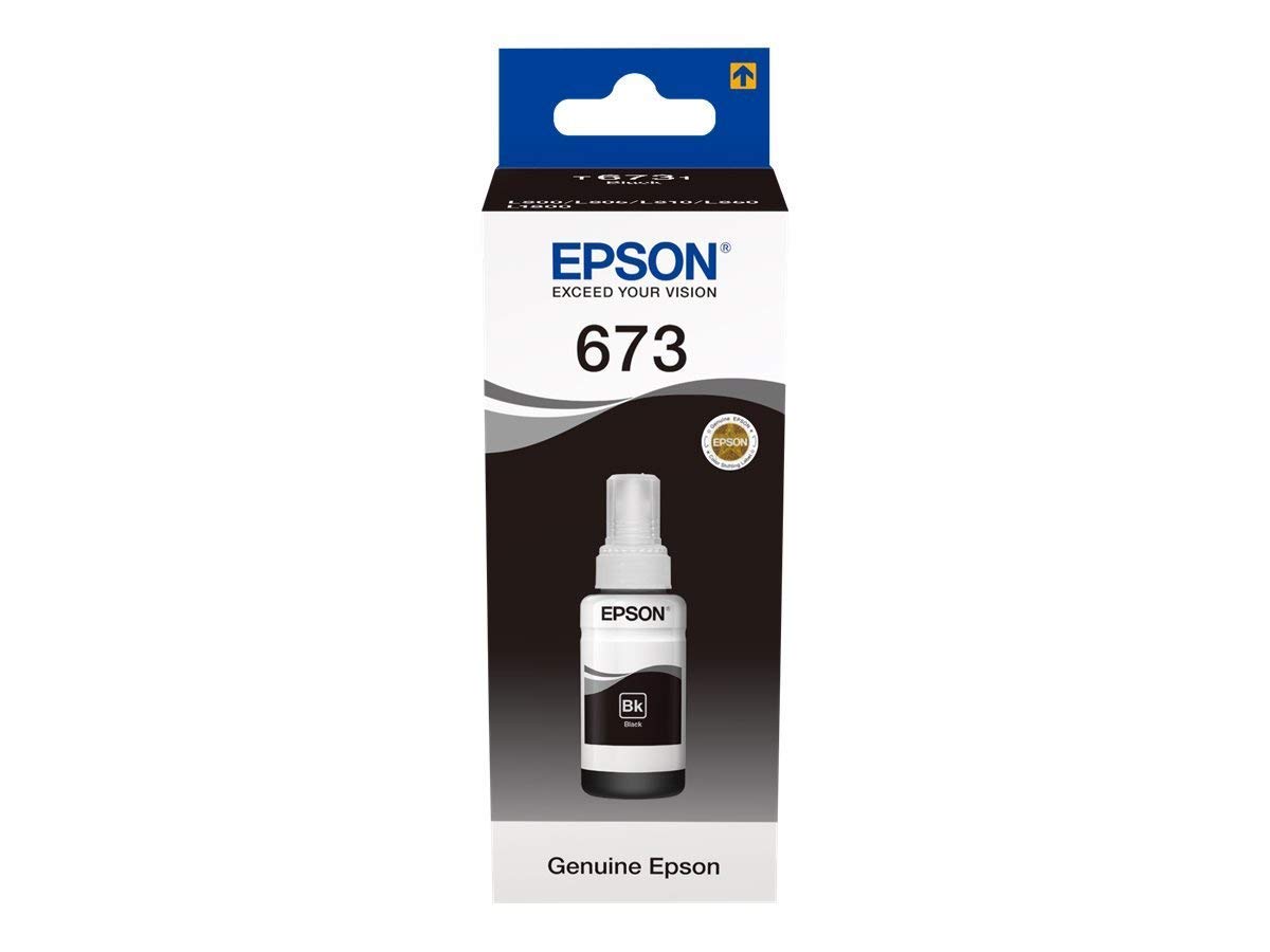Consommables informatique cartouche dencre EPSON T6731 Noire C13T67314A infinytech Réunion 01