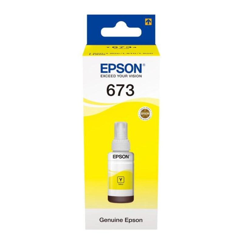 Consommables informatique cartouche dencre EPSON T6734 Jaune C13T67344A infinytech Réunion 01