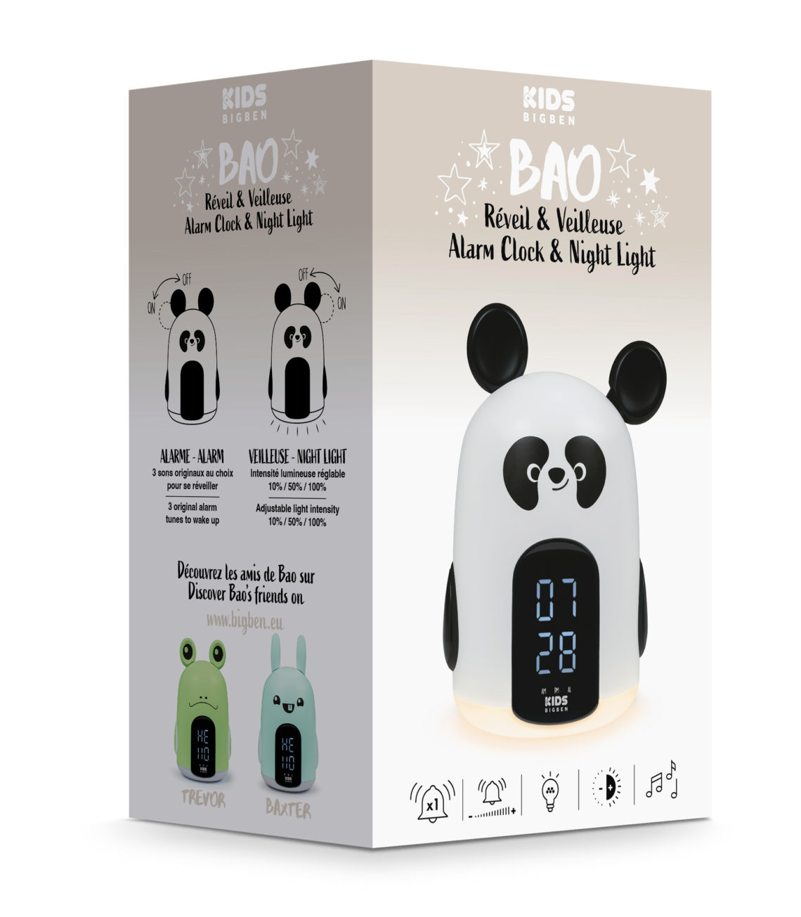 Petit électroménager réveil et veilleuse BIGBEN BAO RKIDSPANDA infinytech Réunion 02