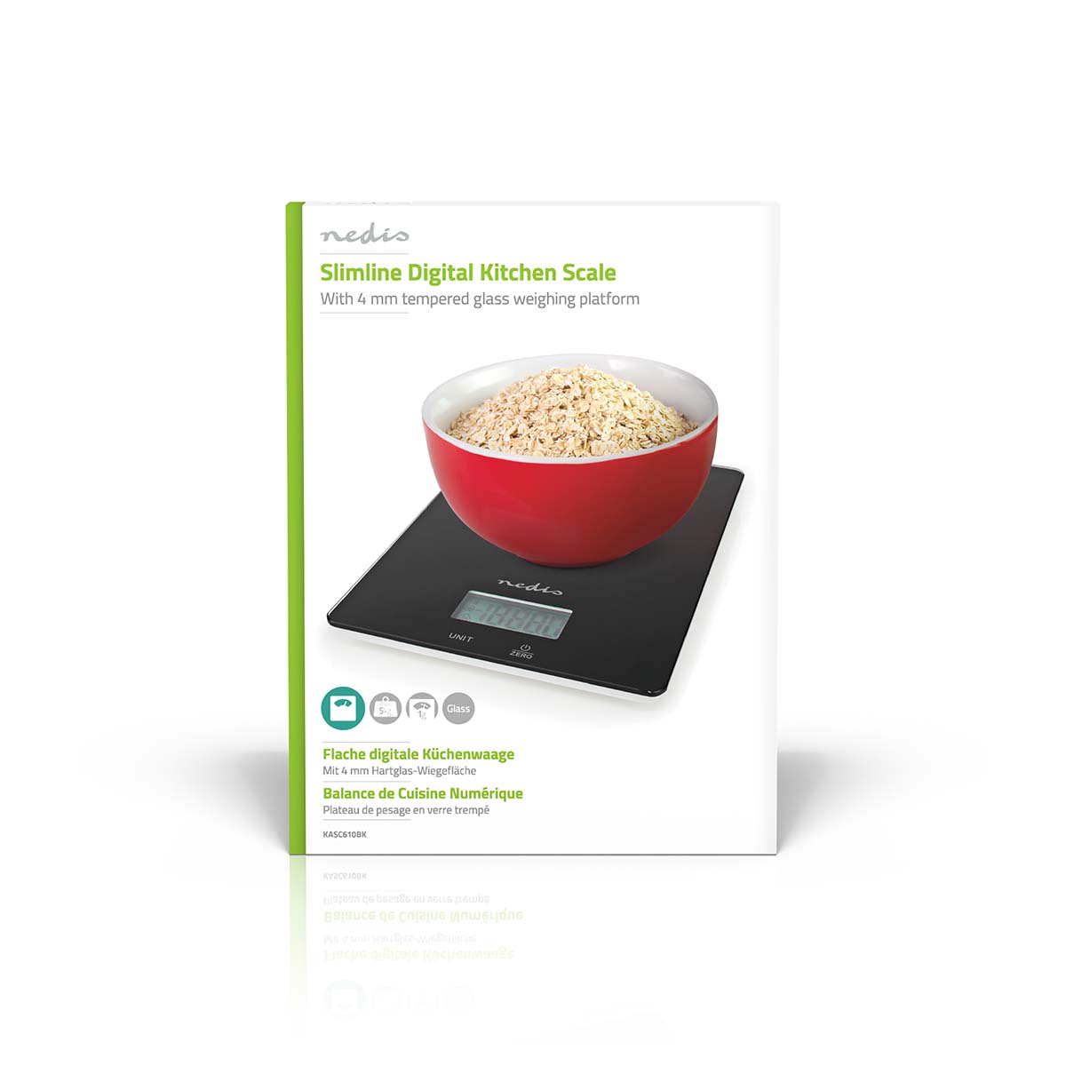 Petit électroménager balance de cuisine NEDIS KASC610BK infinytech Réunion 04