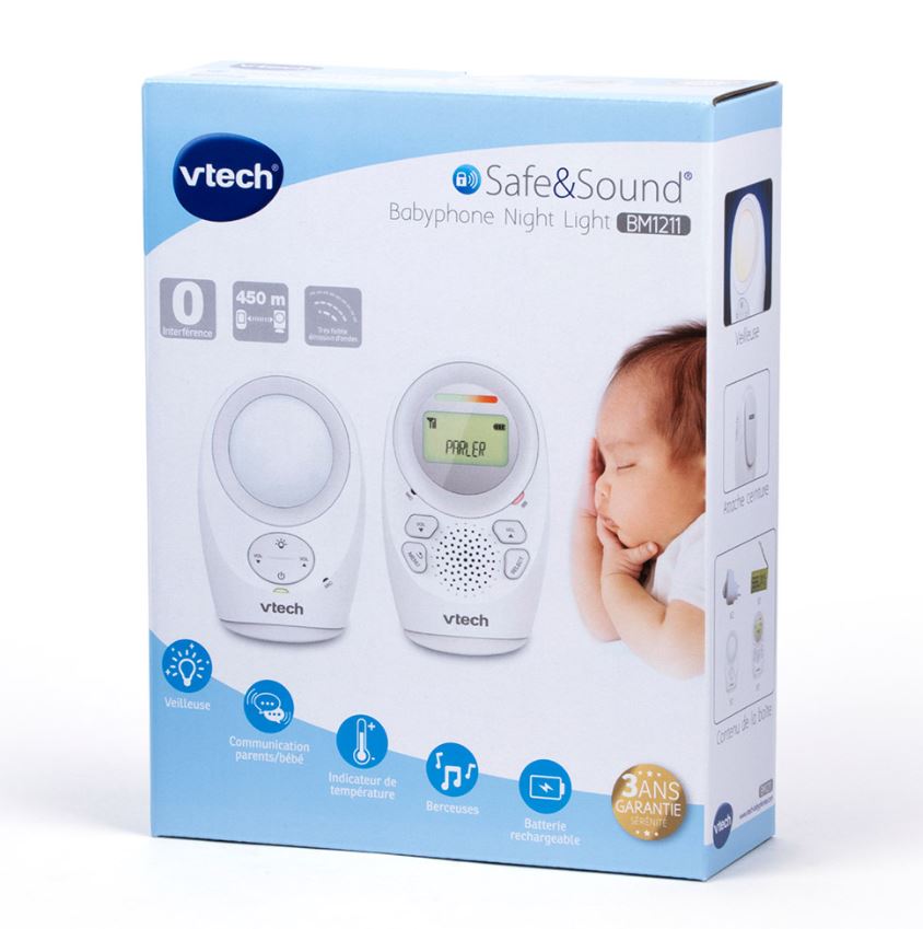 Petit électromnager Babyphone veilleuse VTECH BM1211 infinytech Réunion 05