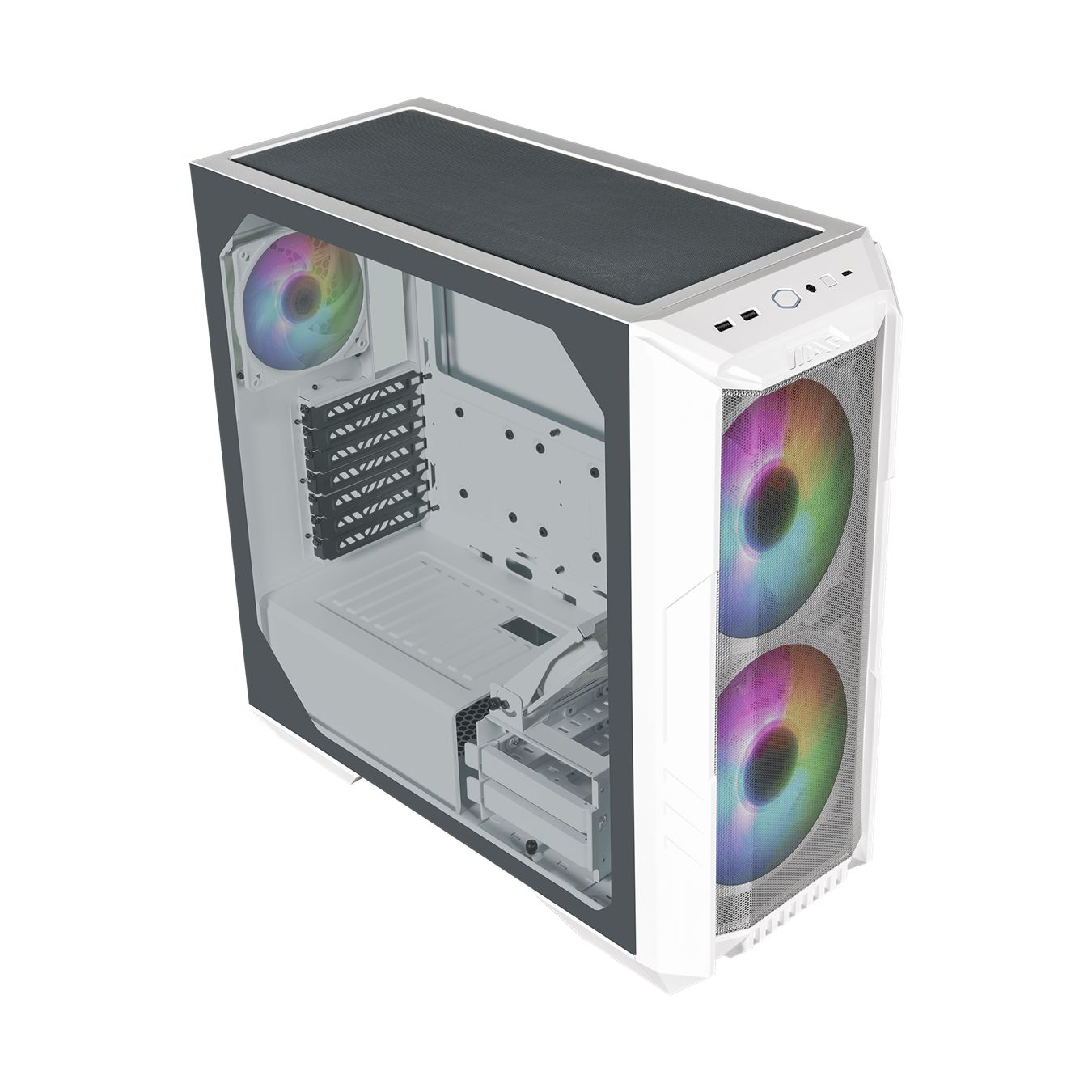Matériels informatique boitier COOLER MASTER HAF 500 Blanc infinytech Réunion 01