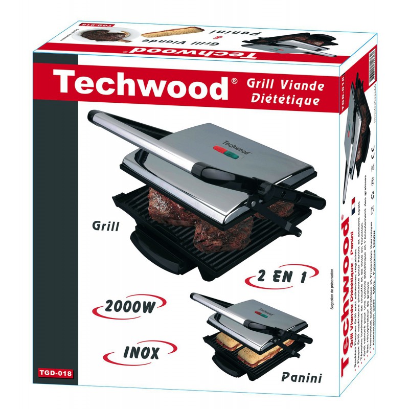 Electroménager grill diététique TECHWOOD TGD-018 infinytech Réunion 2