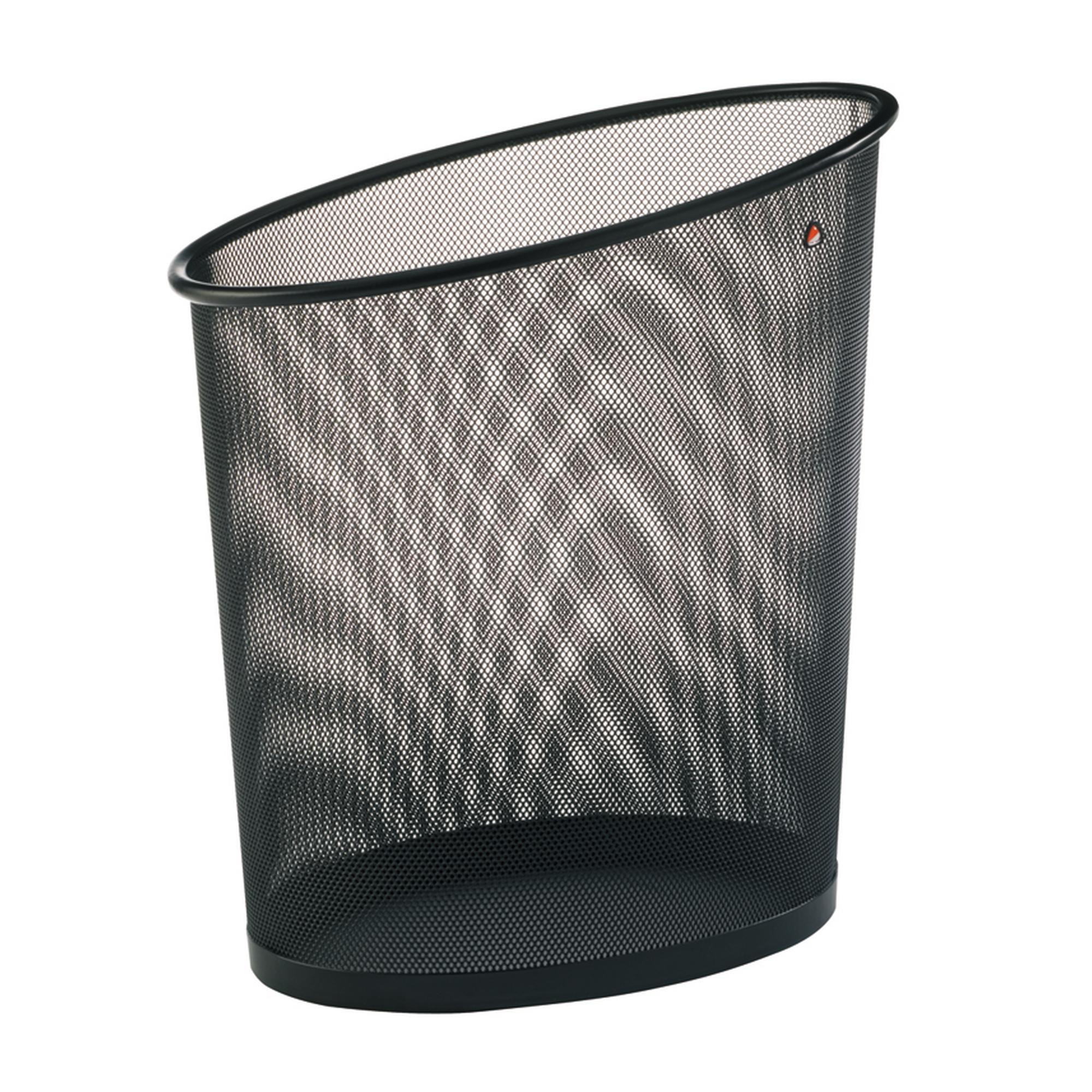 Matériels bureautique Corbeille à papier en métal Mesh Noir ALBA 18 litres infinytech Réunion 01
