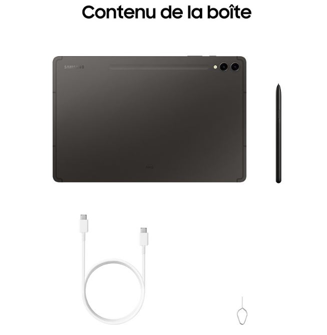 Matériels informatique tablette SAMSUNG Galaxy Tab S9 Plus 12.4 SM-X816B 256Go 12Go 5G Grise infinytech Réunion 03
