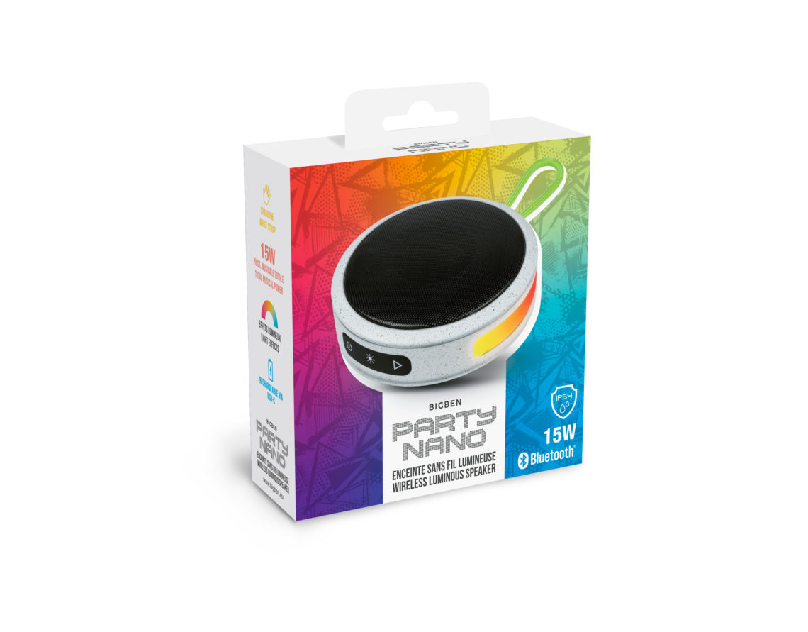 Matériels audio Enceinte nomade BIGBEN PARTYBTIPNANOWHG avec effets lumineux infinytech Réunion 02
