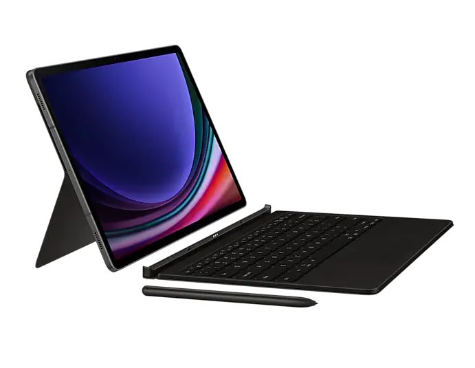 Matériels informatique Book Cover Keyboard SAMSUNG EF-DX815BBEGFR Galaxy Tab S9 Plus Noir infinytech Réunion 05