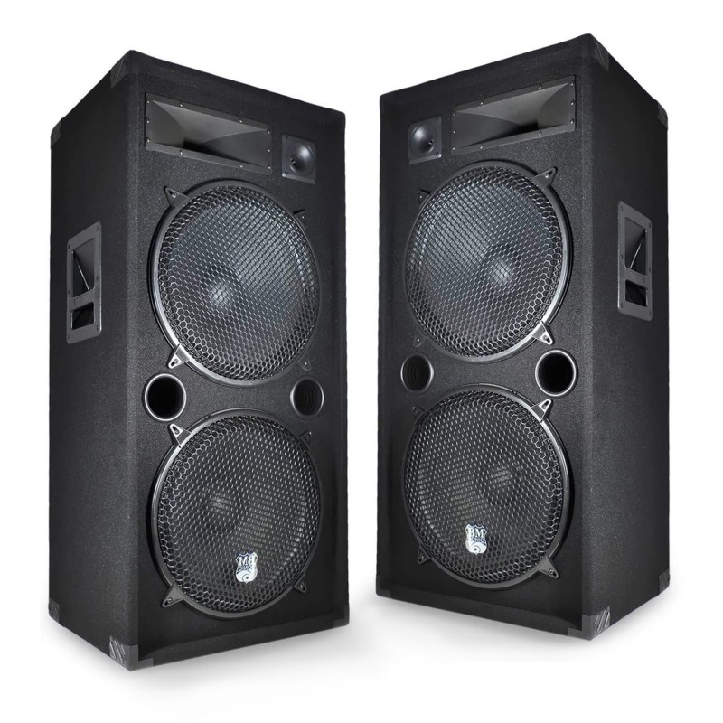 Matériels audio paire d'enceintes passives BM SONIC LSC215 SONO 38cm 2x1000W 3 VOIES BASSREFLEX infinytech Réunion 01