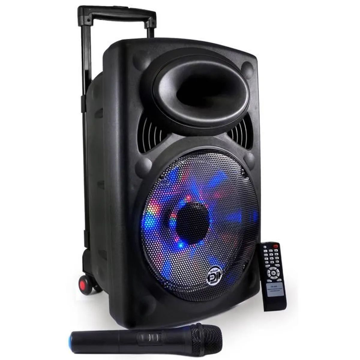 Matériels audio enceinte nomade MYDEEJAY PICKY 12 LED Bluetooth USB 700W infinytech Réunion 01